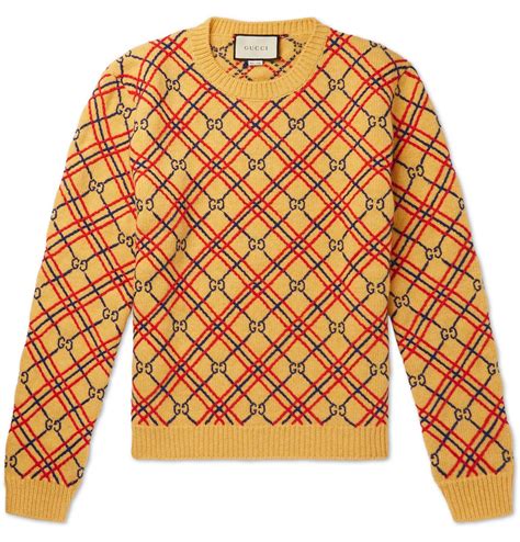 gucci sweater yellow|Gucci sweater price.